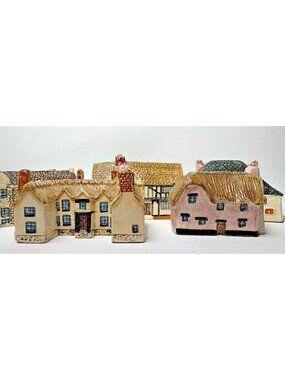Lot of 6 John Putnam's Heritage Houses Kings French Castle, Farmhouse, Inn +